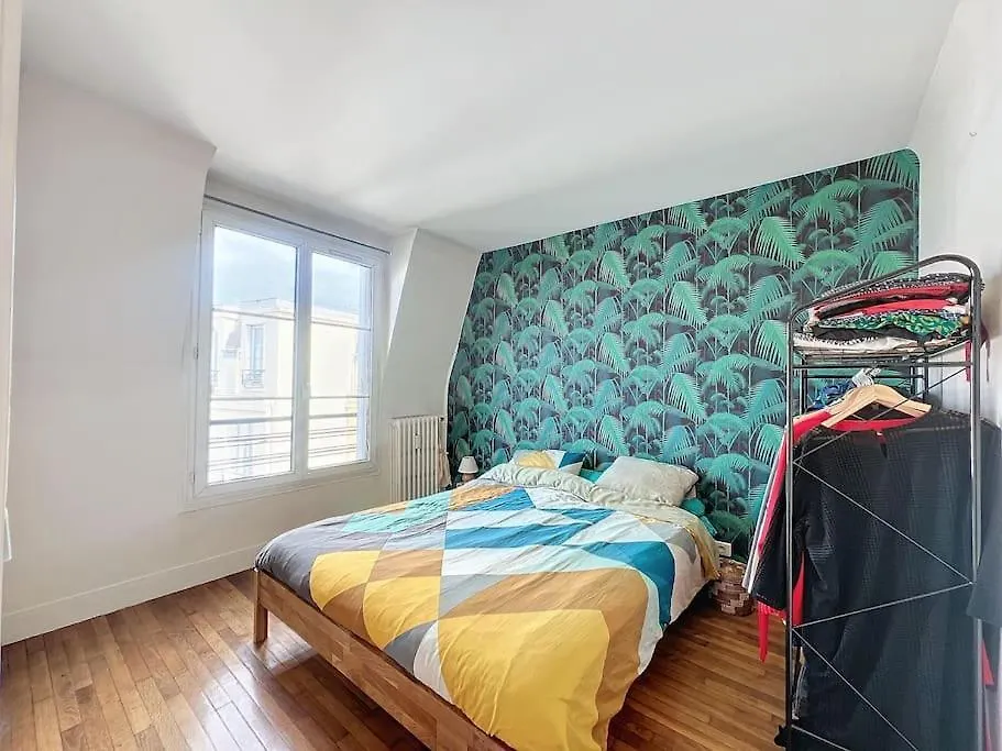 Apartment Balcony With View Of Montmartre