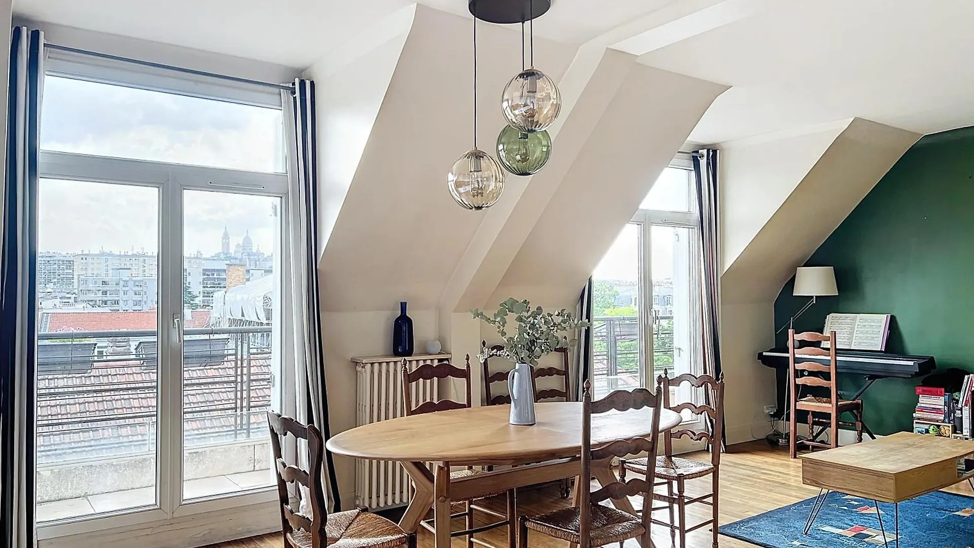 Balcony With View Of Montmartre Apartment Paris